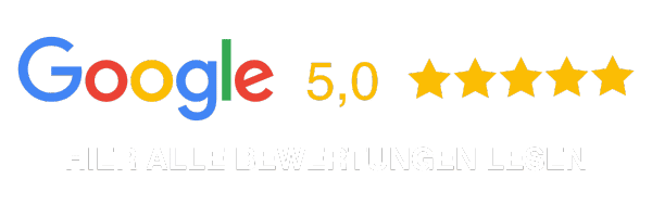Google review white text