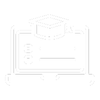 computer with online finance academy