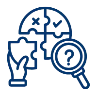 Symbol für Auswertung und Vergleich der Steuerergebnisse