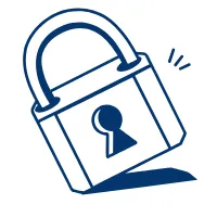 Icon eines Vorhängeschlosses als Symbol für fehlende echte Unabhängigkeit in der Beratung